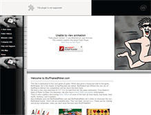 Tablet Screenshot of bluffnakedpoker.com